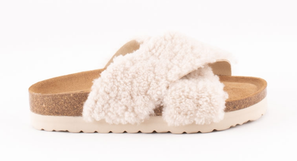 Shepherd Damen Sandalen- Kuschel-Look auch für Frühling/Sommer!