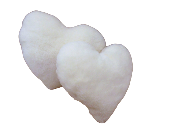 Herzkissen aus Kaschmirwolle