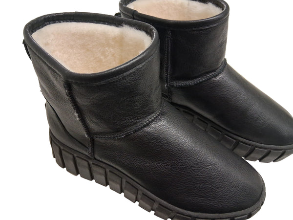 Alexa Shepherd Winter Bottine mit Lammfell-Futter - Muster Paar