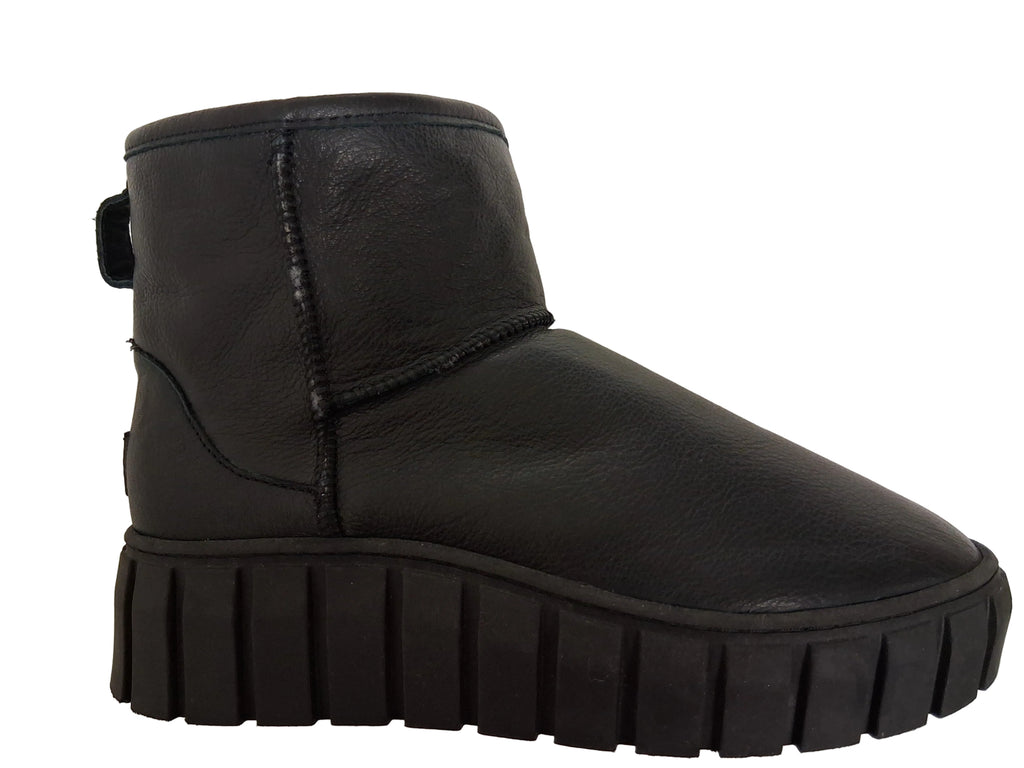 Alexa Shepherd Winter Bottine mit Lammfell-Futter - Muster Paar