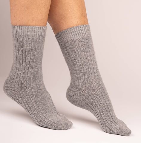 Kaschmir-Socken von Bel Cashmere aus 100 % Bio-Kaschmir