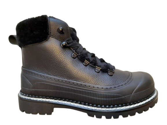 Zaffiro CORAMI Damen Lammfell Schnür-Bottine