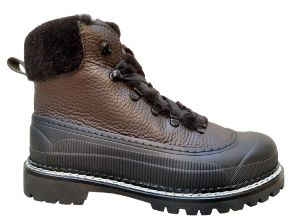 Zaffiro CORAMI Damen Lammfell Schnür-Bottine