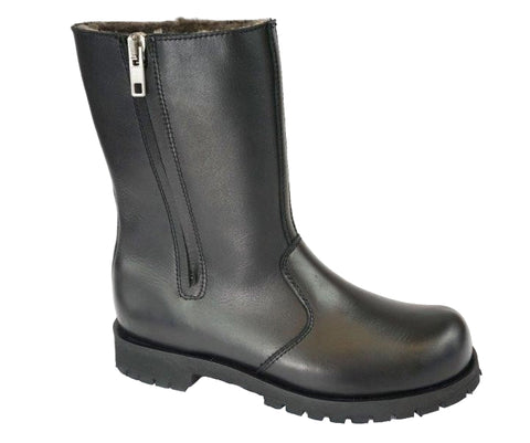 Arbeitsstiefel CORAMI Herren mit Innen-Reissverschluss und Lammfell-Futter