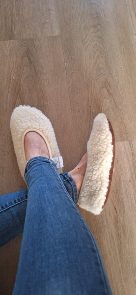 Ballerina-Slipper aus Merino-Schafwolle von Schaapmaatje (NL)