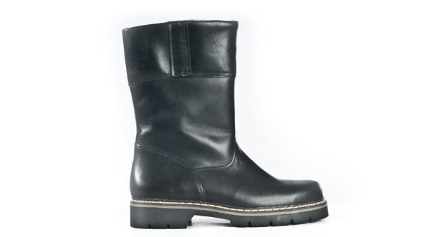 Herren-Stiefel Waterproof CORAMI mit Innen-Reissverschluss und Lammfell-Futter