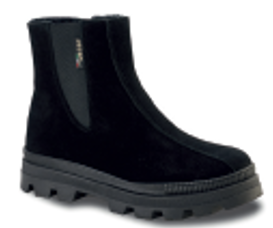 Manolo CORAMI Damen Lammfell Bottine mit Innen-Reissverschluss