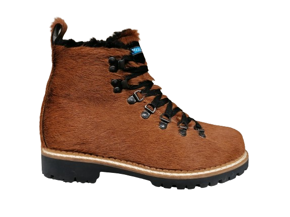 Marmolada Hair CORAMI Damen Schnür-Bottine mit Schafwoll-Futter und Kuhhaar-Obermaterial