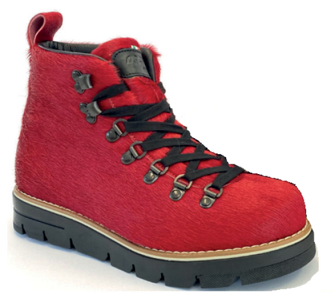 Marmolada Hair CORAMI Damen Schnür-Bottine mit Schafwoll-Futter und Kuhhaar-Obermaterial