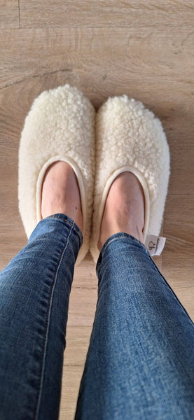 Ballerina-Slipper aus Merino-Schafwolle von Schaapmaatje (NL)