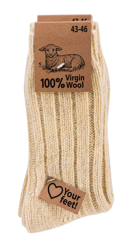 Virgin Wool Socken